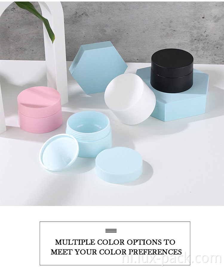 20 ml 30 ml 50 ml aangepaste kleur acryl plastic huidverzorging crème crème fles voor cosmetica